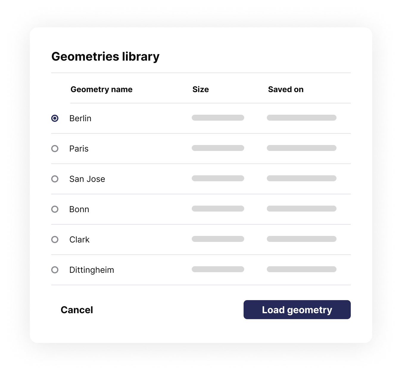 01 Geometries Library L2