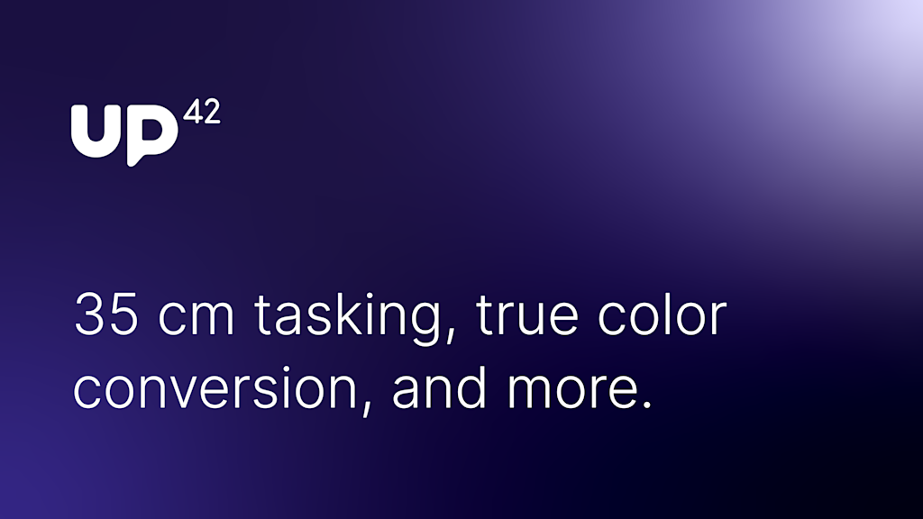 35 cm tasking, true color conversion, and more: The latest product updates