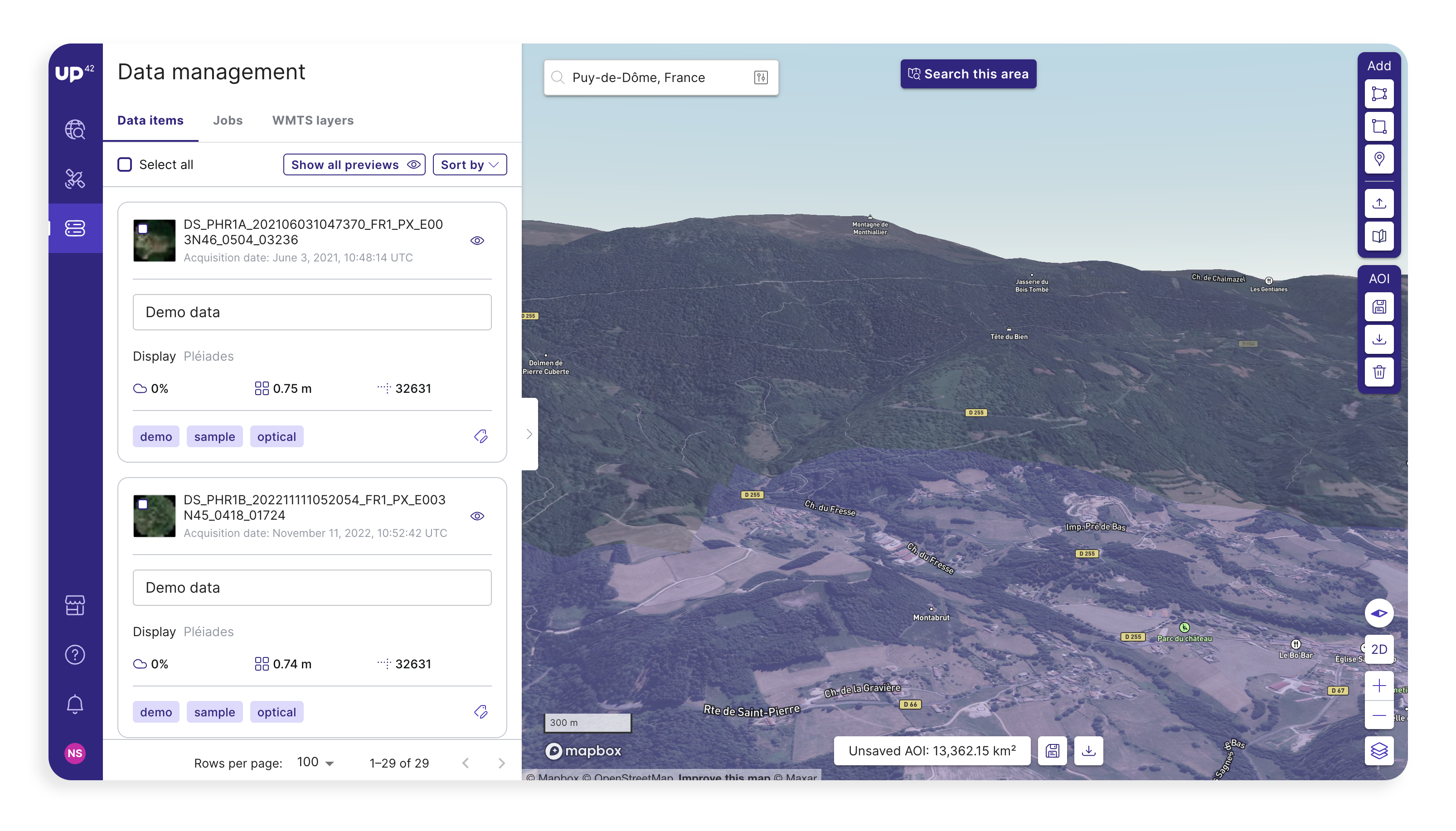 Screenshot 3D map