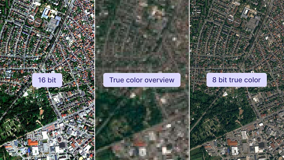 From 16 to 8-bit with True Color Conversion · UP42