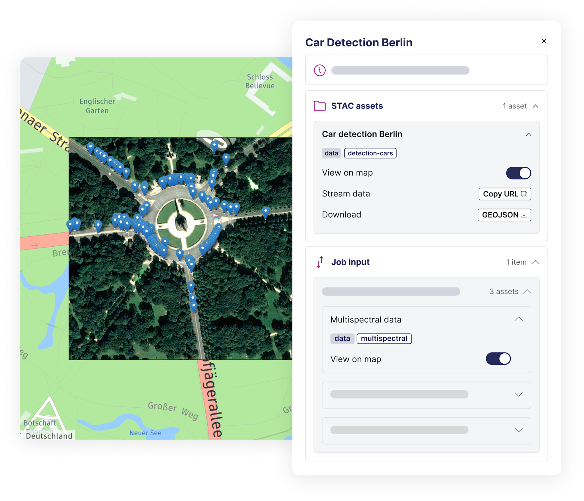 Job results pansharpening example