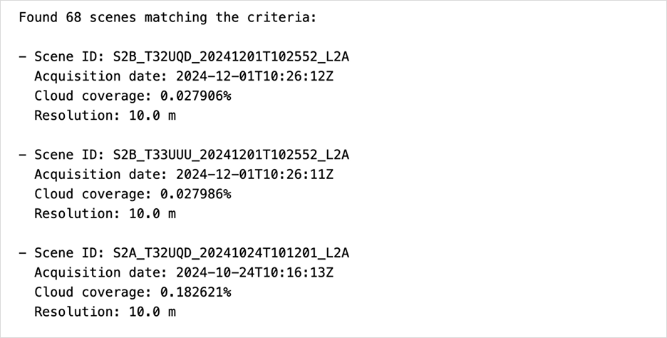 Quicklooks screenshot