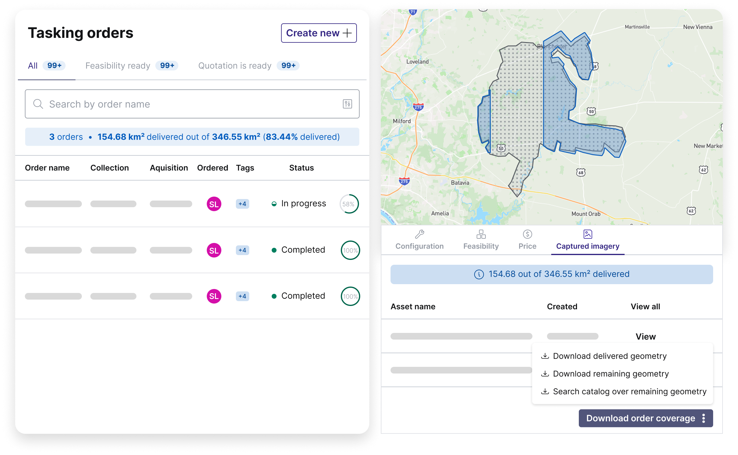 Tasking - Manage orders 2