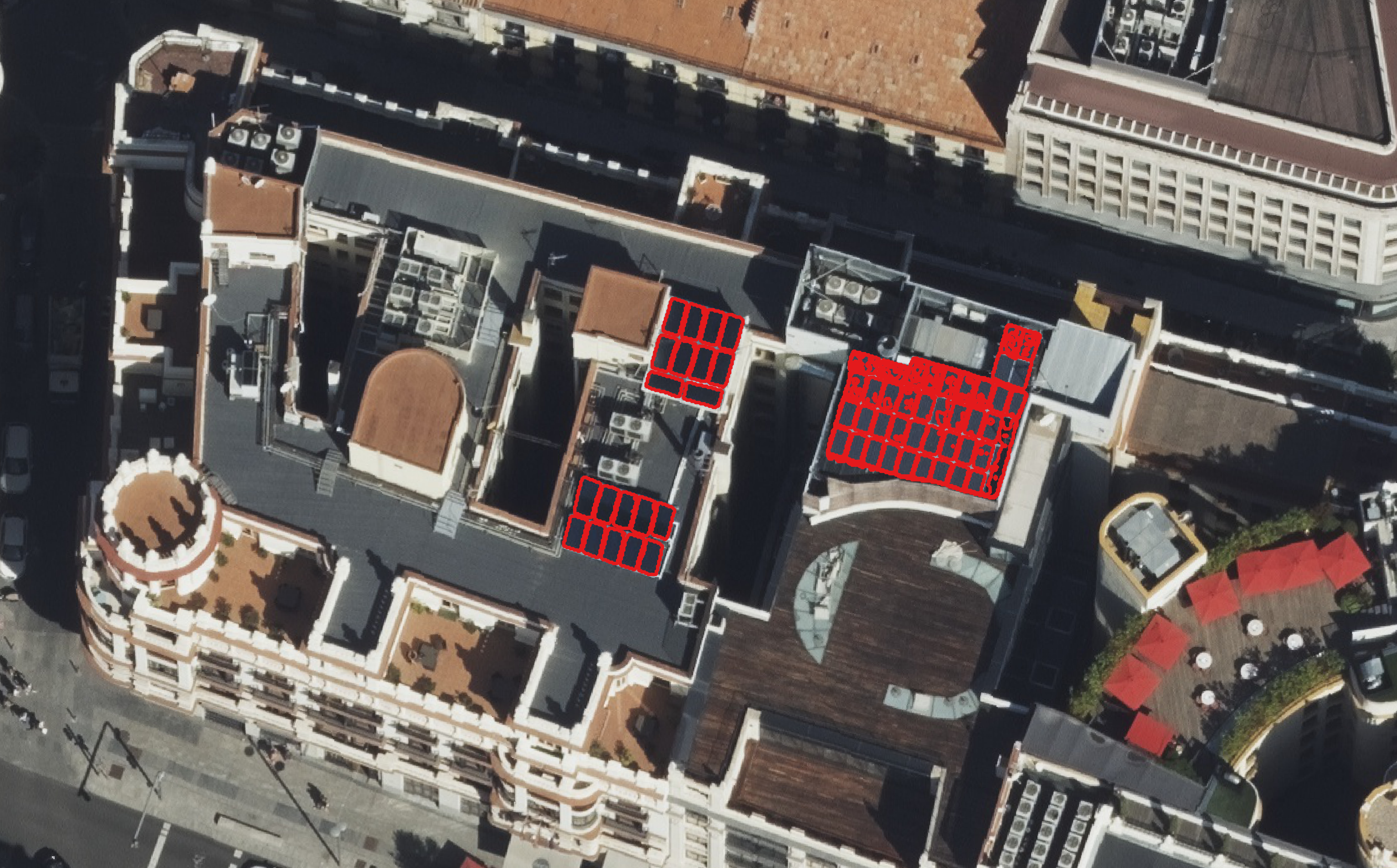 Vexcel Solar Panels Highlighted