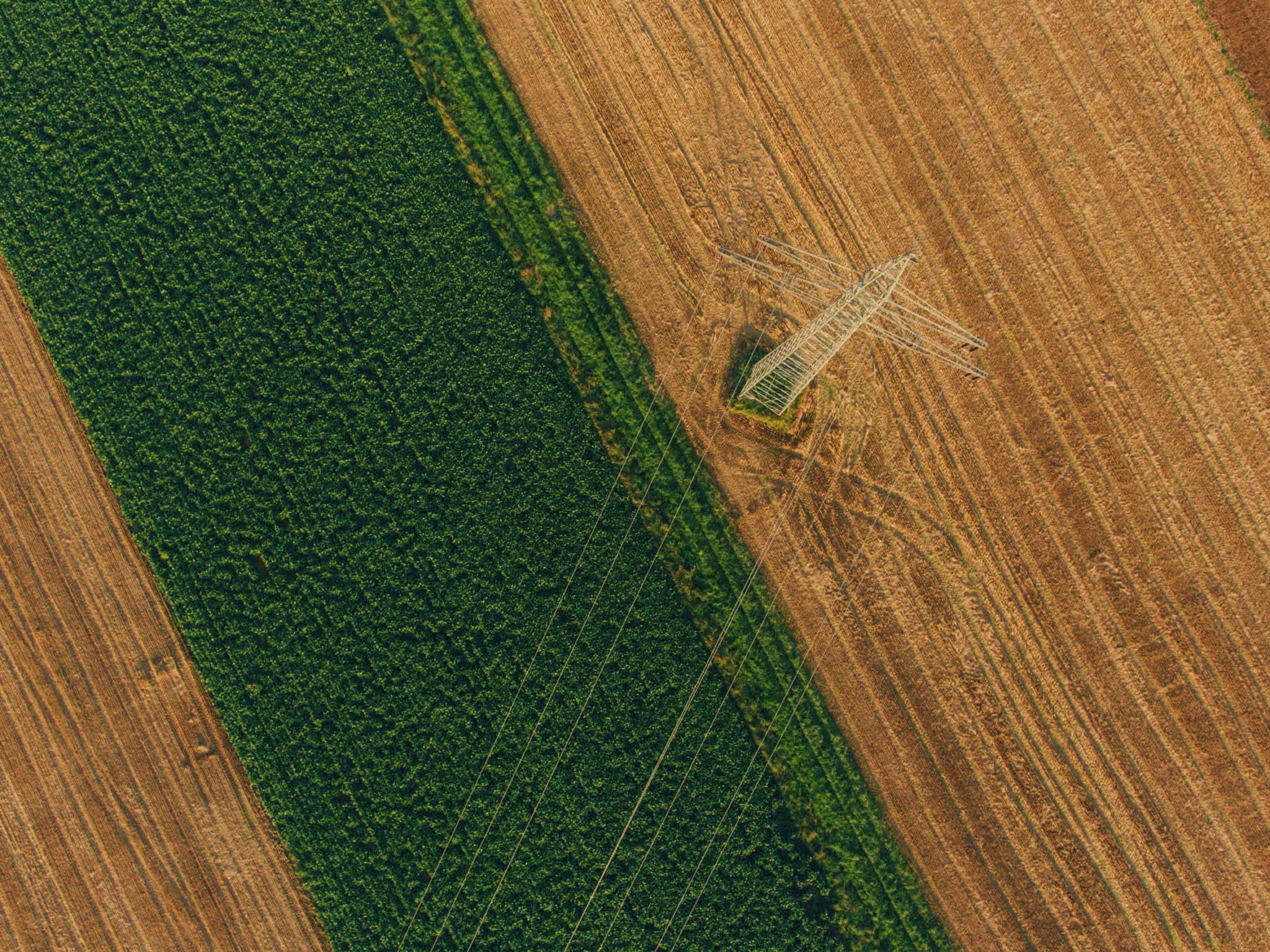 aerial-powerline-field