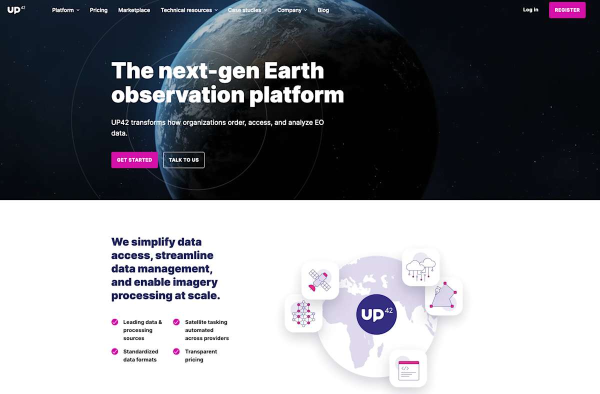 The next-gen Earth observation platform · UP42