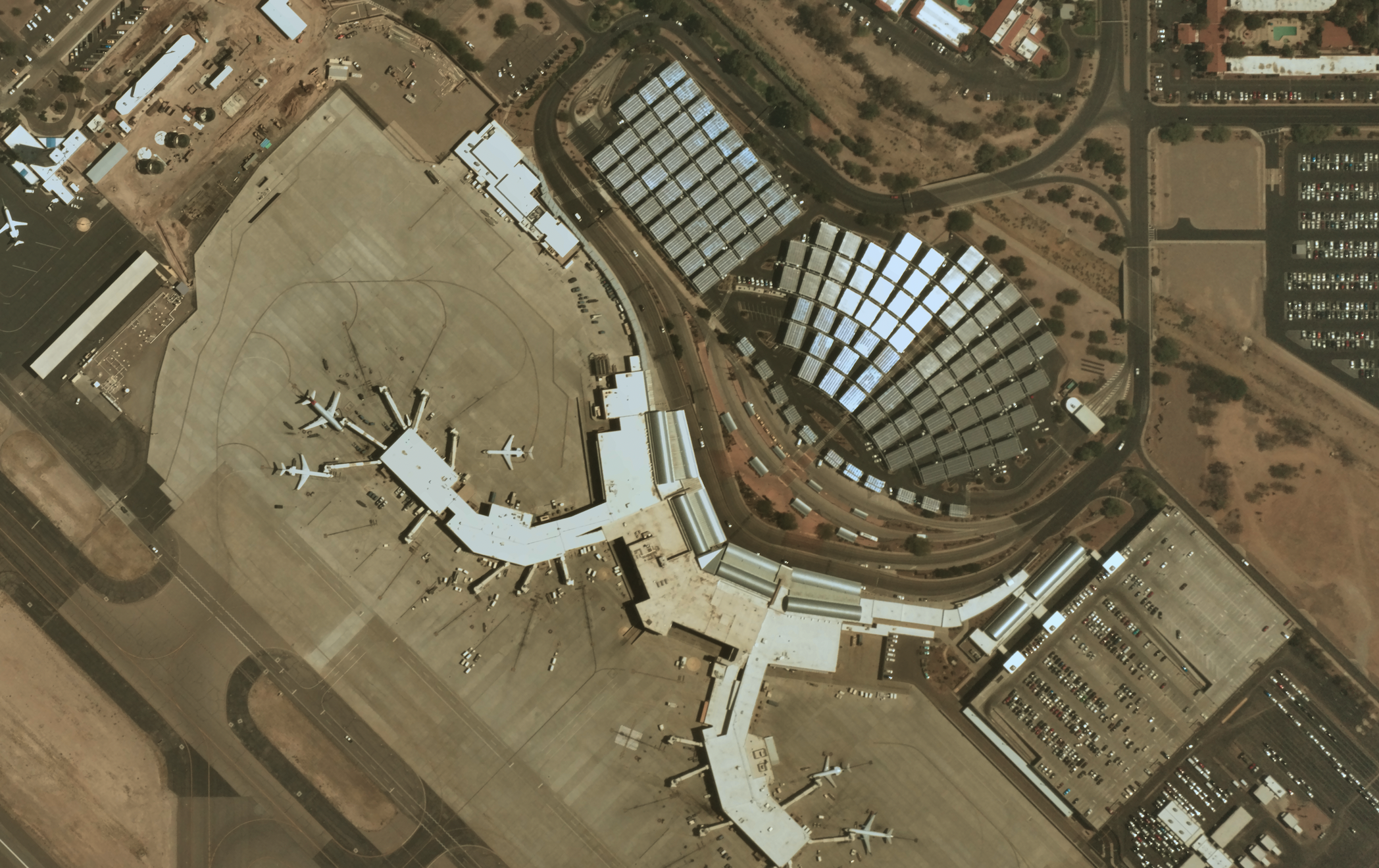 Near Space Labs image of Tuscon airport