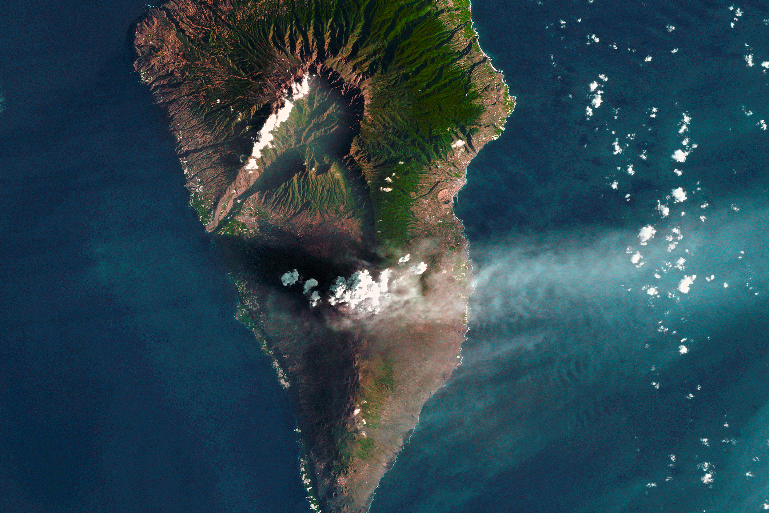La Palma volcano Geosat 1