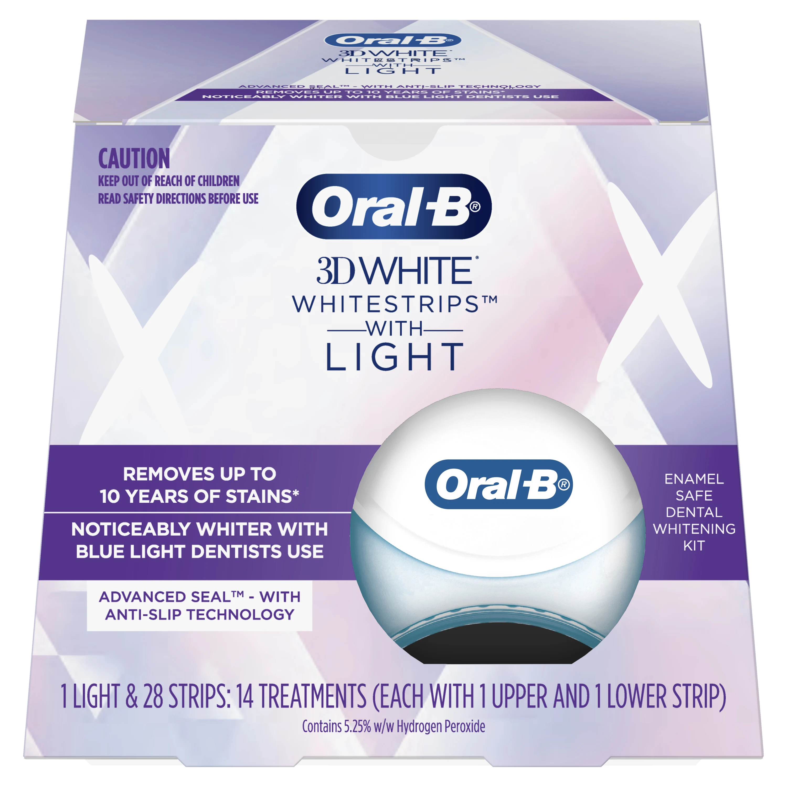 Oral-B WhiteStrips 14pk + LED Light Kit  