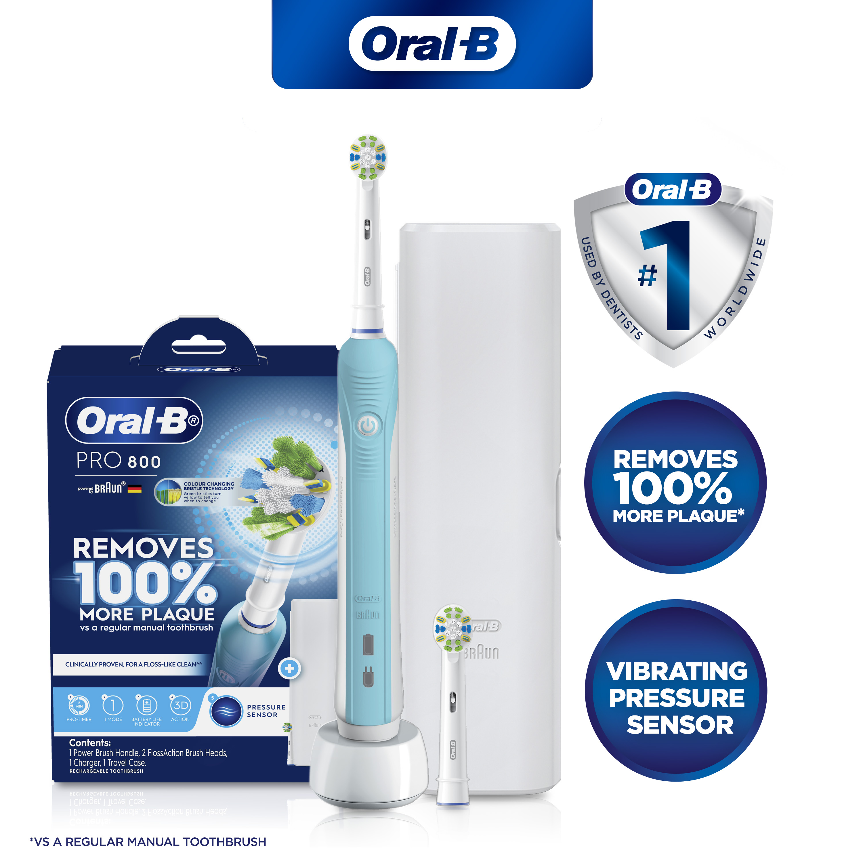 Oral B Pro 800 Cross Action Clean Electric Toothbrush