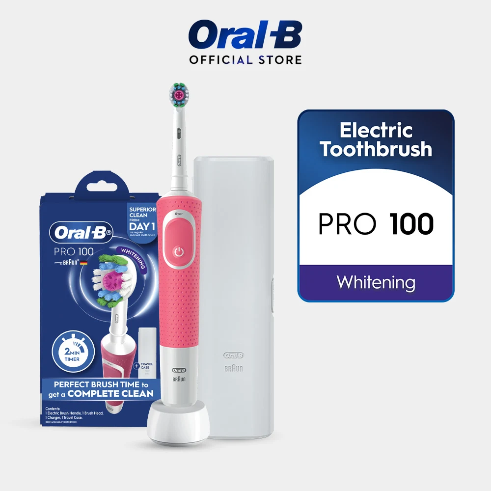 Oral-B Pro 100 3D White Polish Electric Toothbrush 