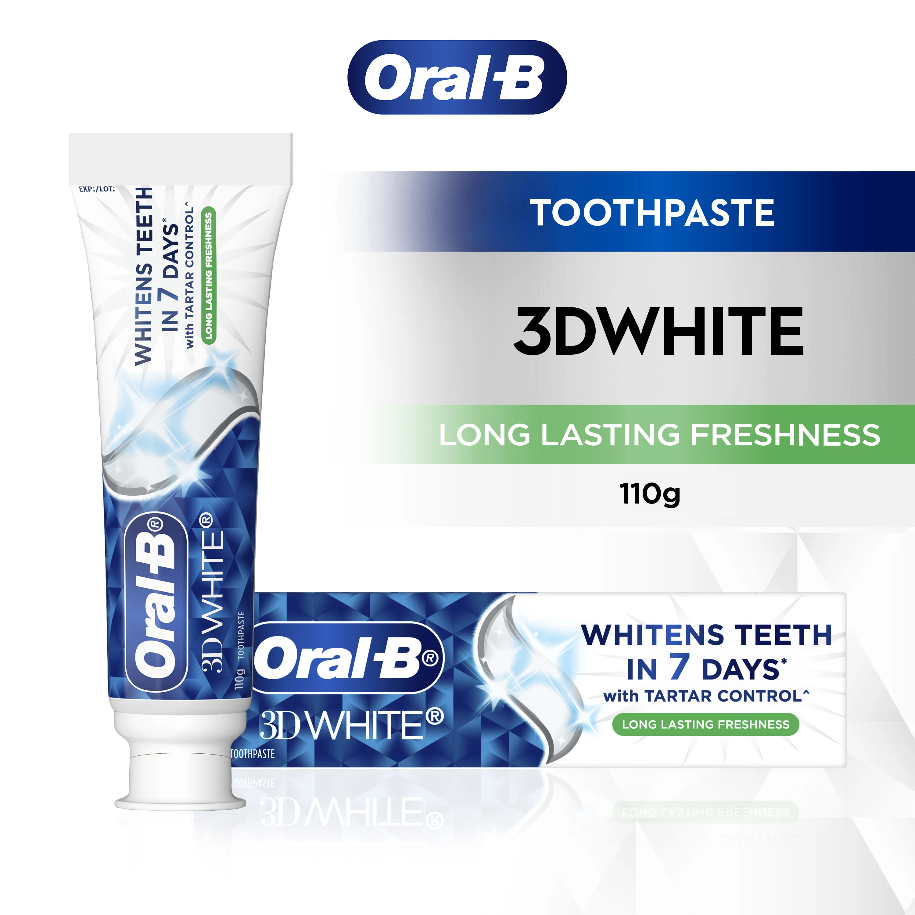 Oral-B 3DWhite Long Lasting Freshness Toothpaste 