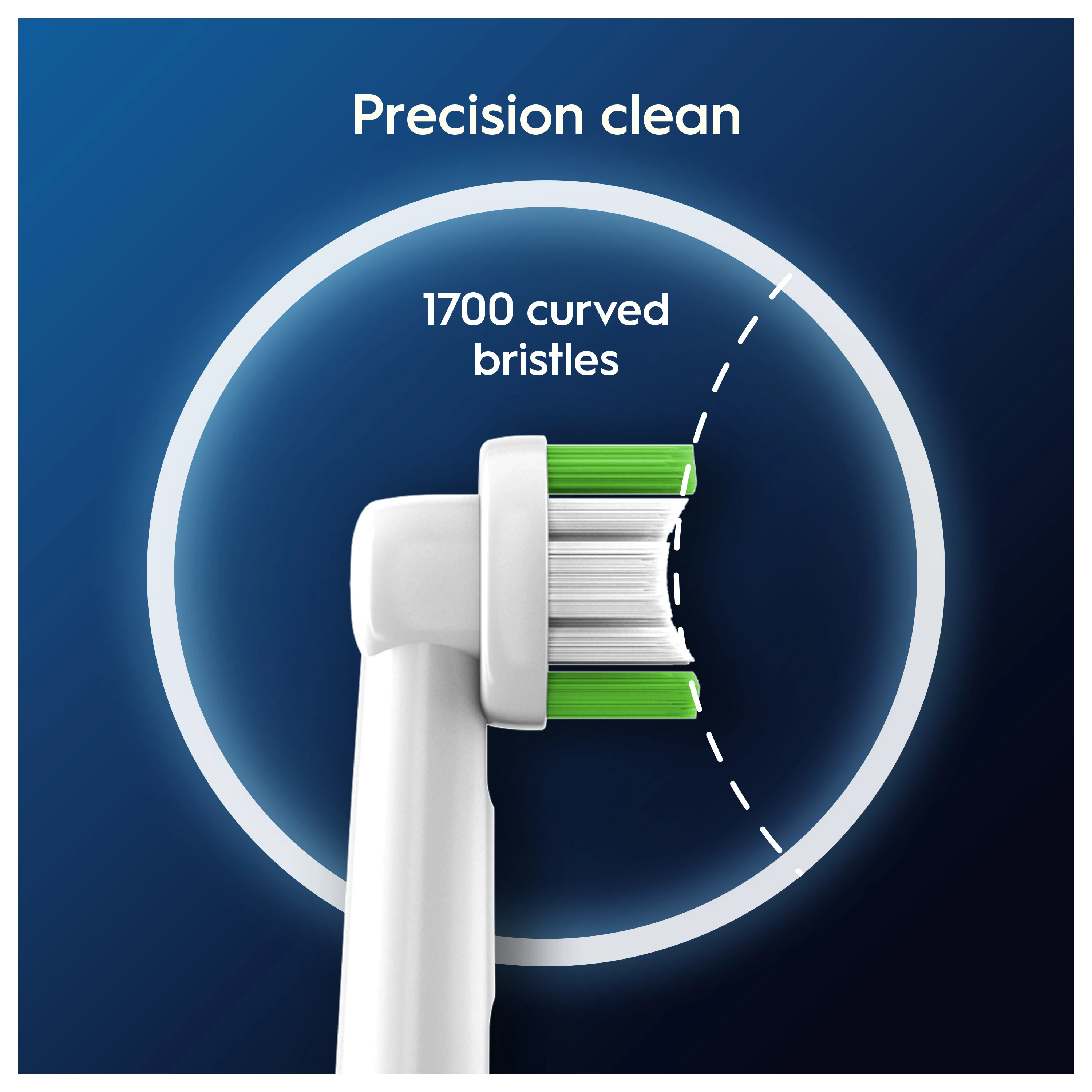 Oral-B Precision Clean Replacement Brush Heads - 2 Pack 