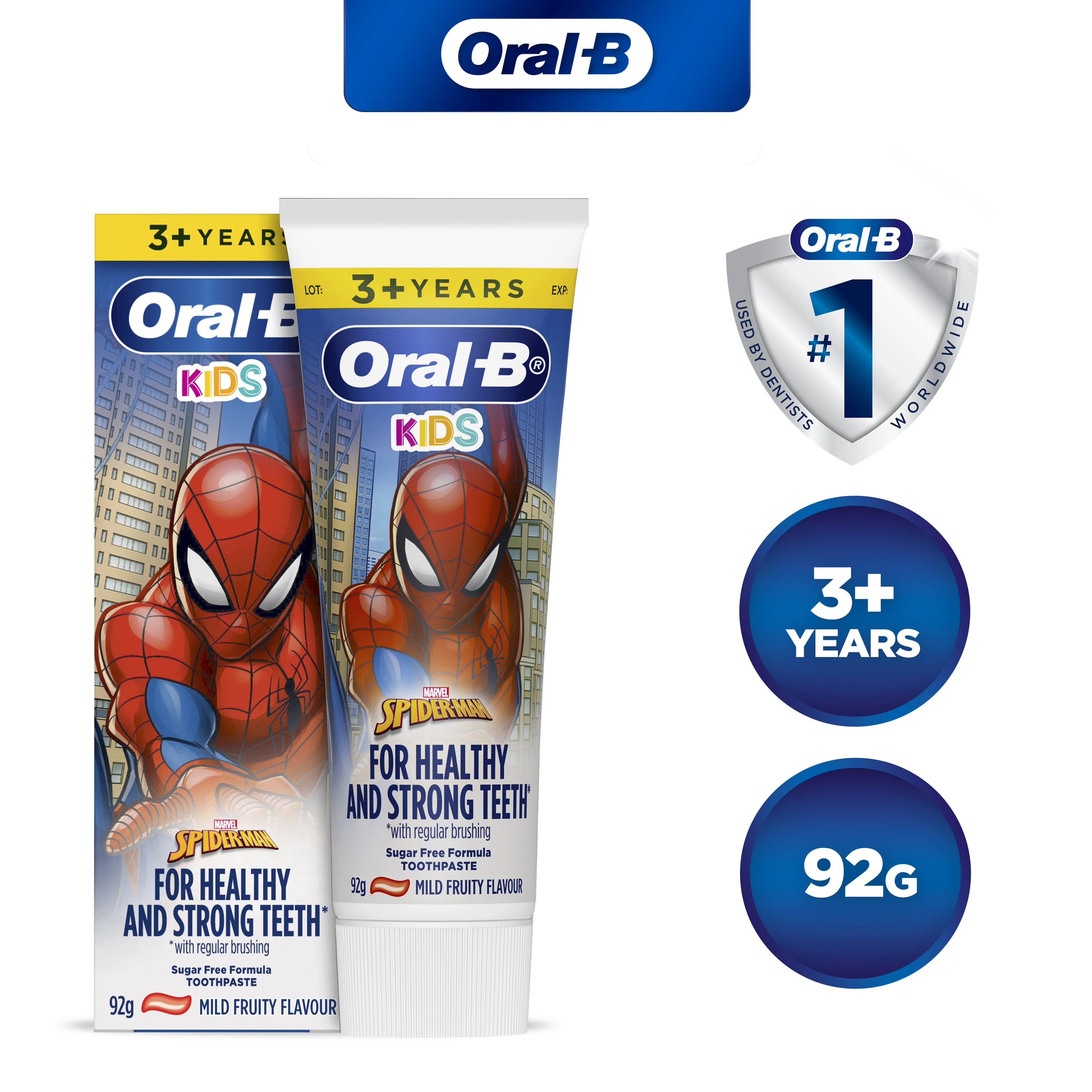 Oral B Kids Paste 3+ Spiderman 