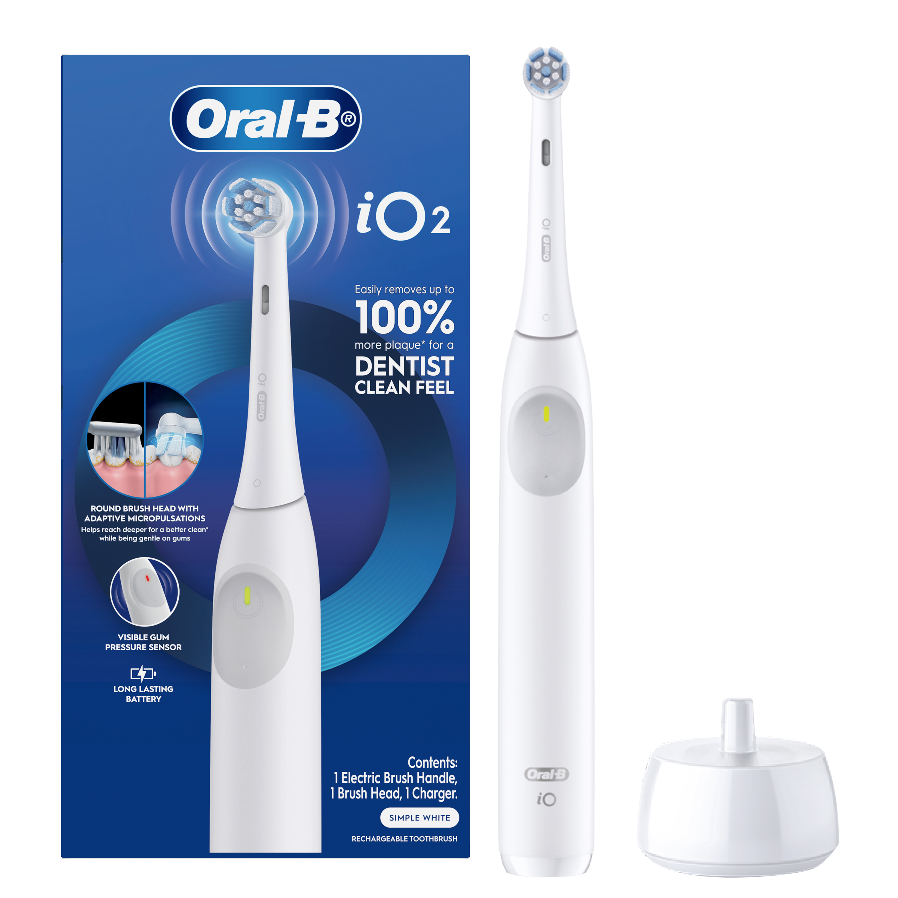 【新品未使用】Oral-B iO Series 2s Oral-B iO 2 Toothbrush - Black - 14220 | London Drugs | 100