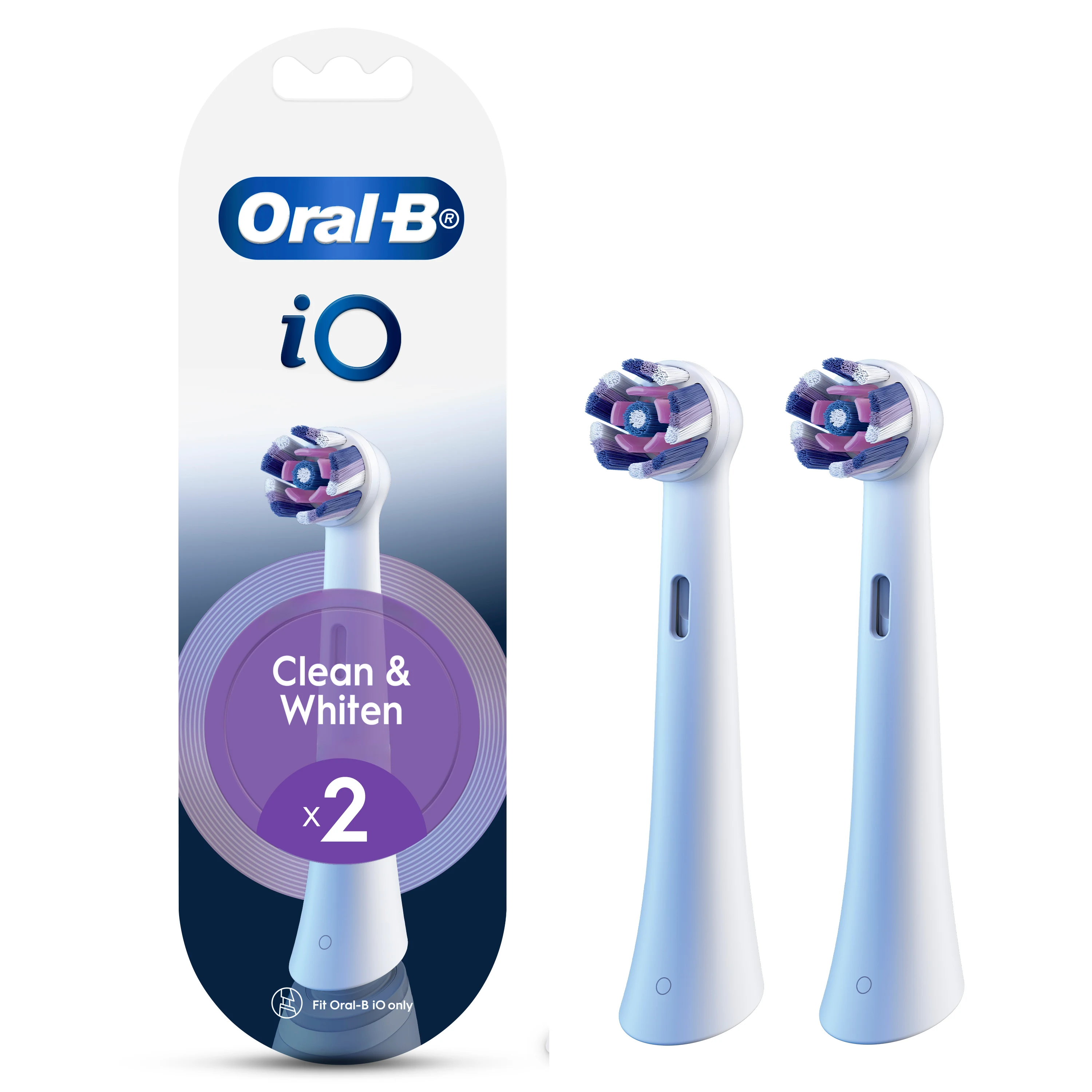 Radiant White brush head - High Density Bristles - Polishing Petals