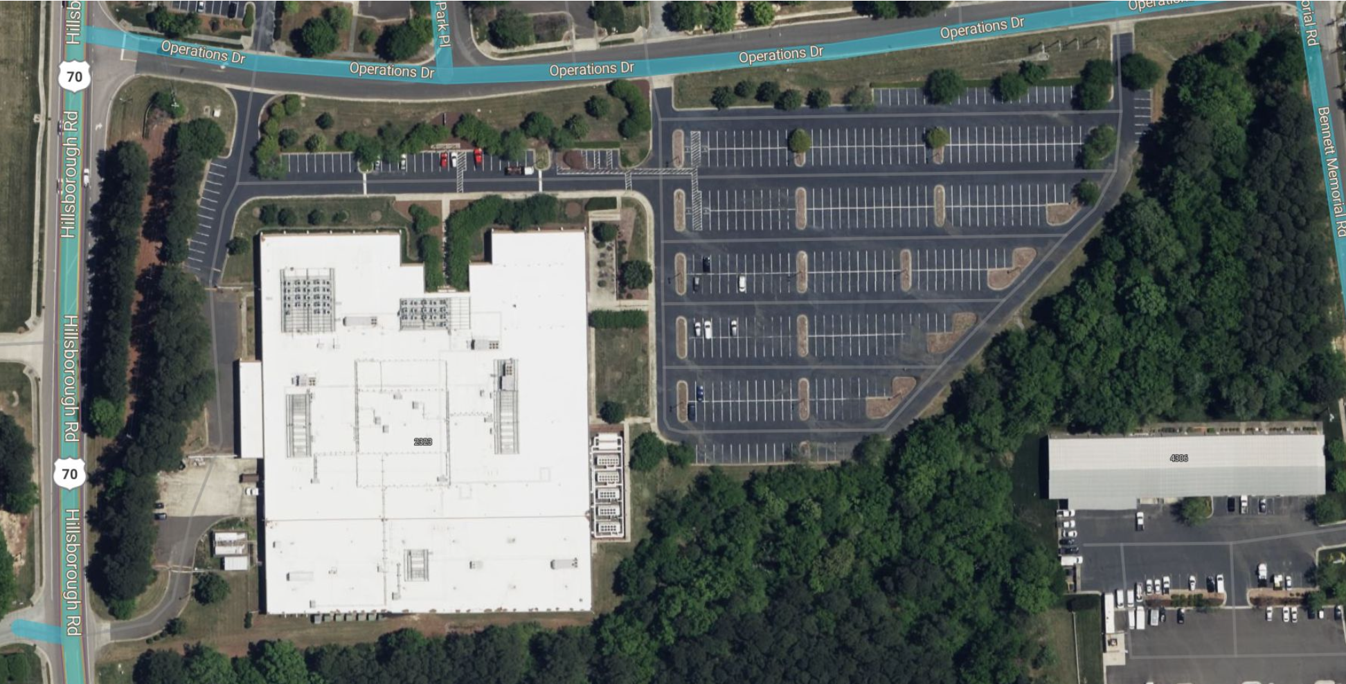 Data Center Aerial- Durham NC
