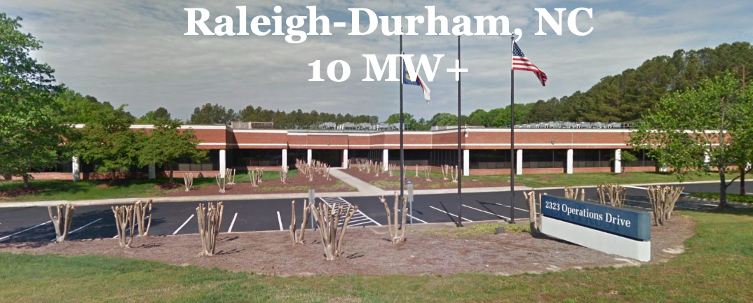 NC Data Center For Sale For Lease
