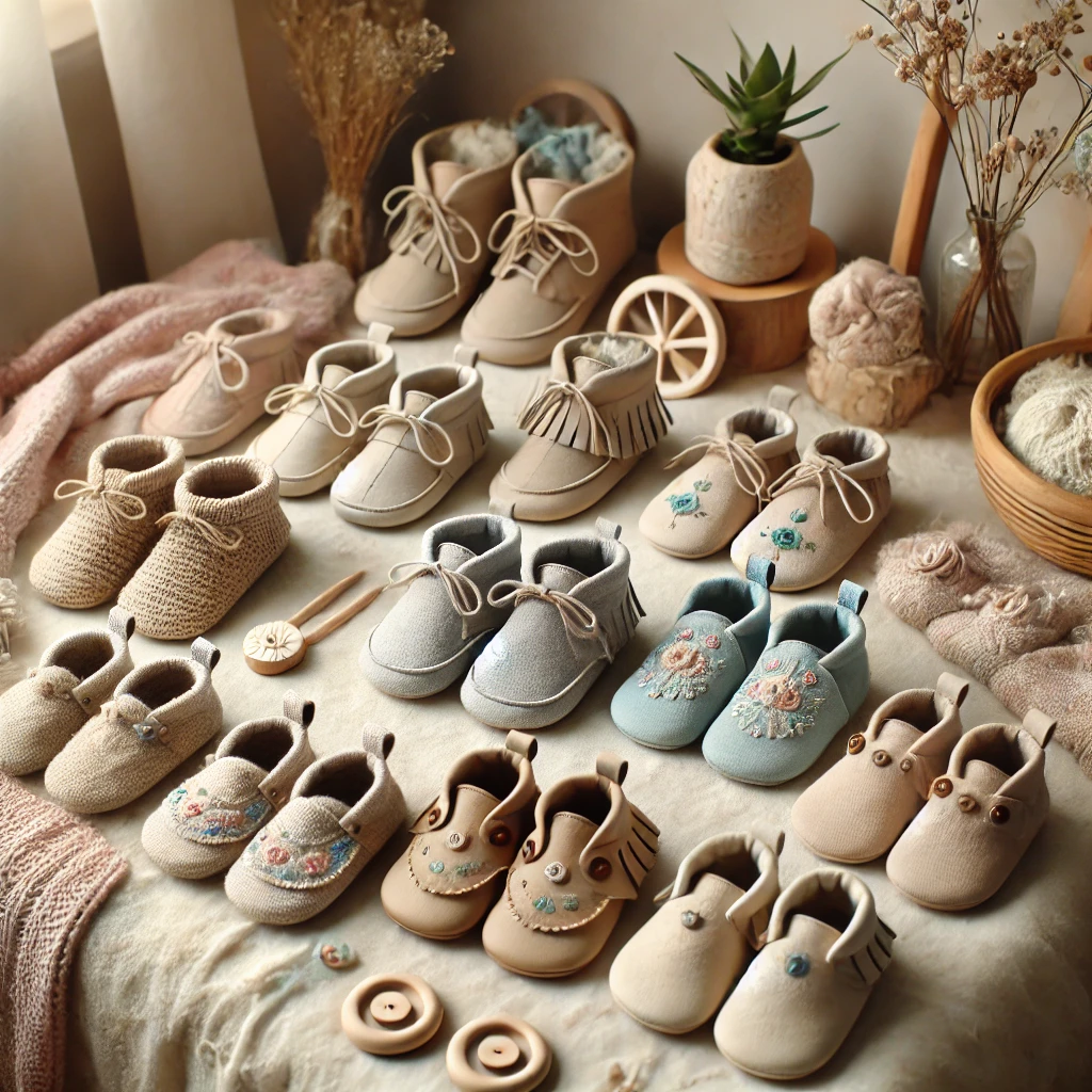 Pèpè's Natural Comfort: Artisanal Baby Footwear