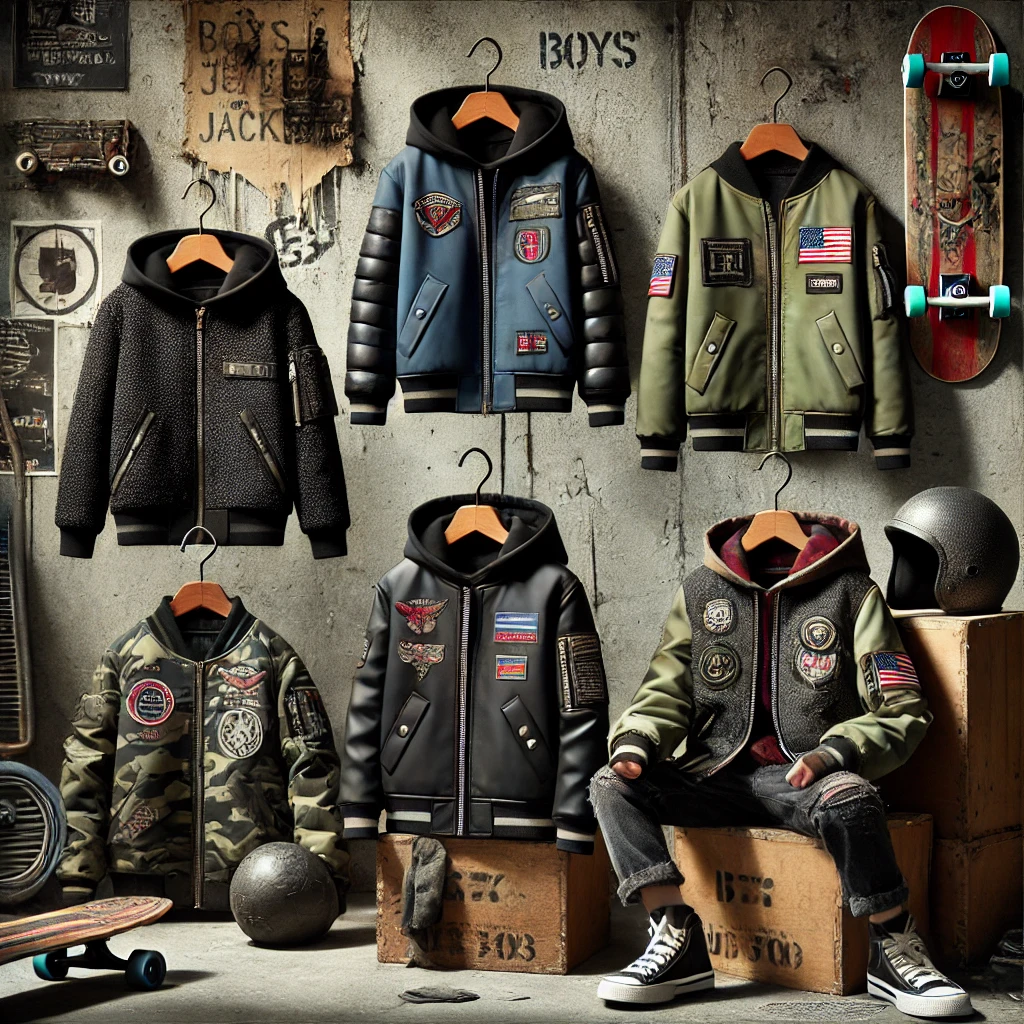 Diesel Kids' Street Edge: Boys' Bomber Innovation