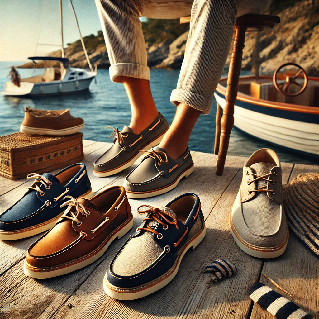 Emporio Armani's Riviera Sophistication: Elevated Boat Shoes