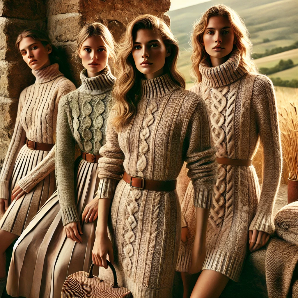 Gucci's Artisanal Comfort: Sweater Dresses with Italian Flair