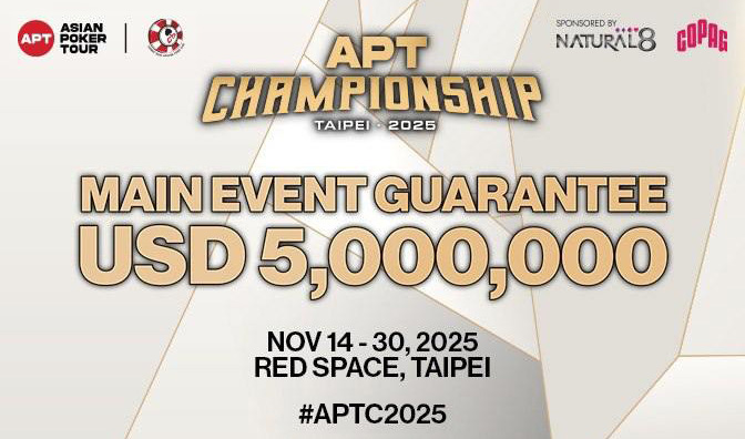 All the Ways to Qualify for the Asian Poker Tour's - APT Championship 2025 Main Event USD 5M GTD