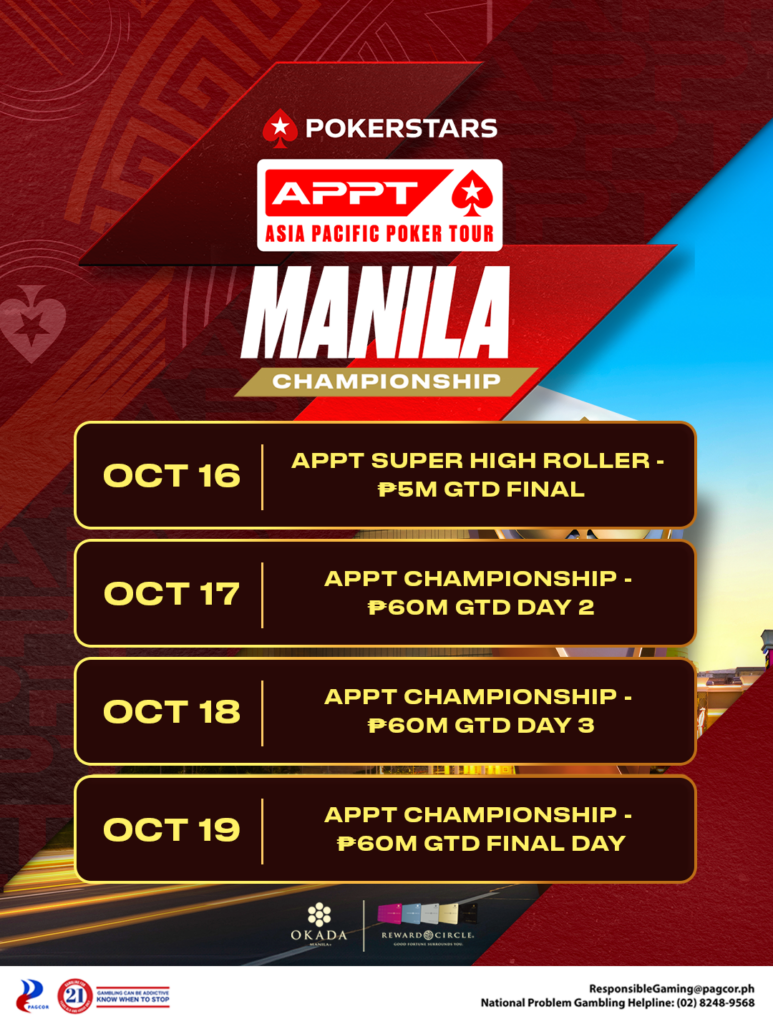 APPT Championship Manila 2026 Adds Hotel Promos and Player Perks