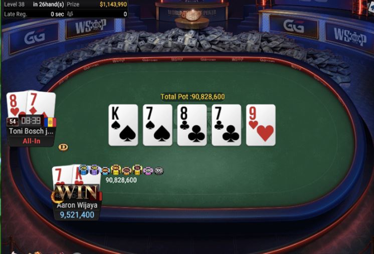 WSOP #38 – $600 Monster Stack NLHE 6 Handed