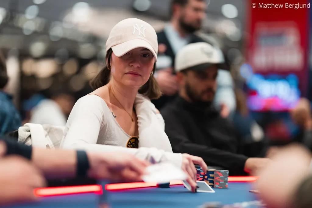 Cherish Andrews (photo credit: PokerNews photographer Matthew Berglund)