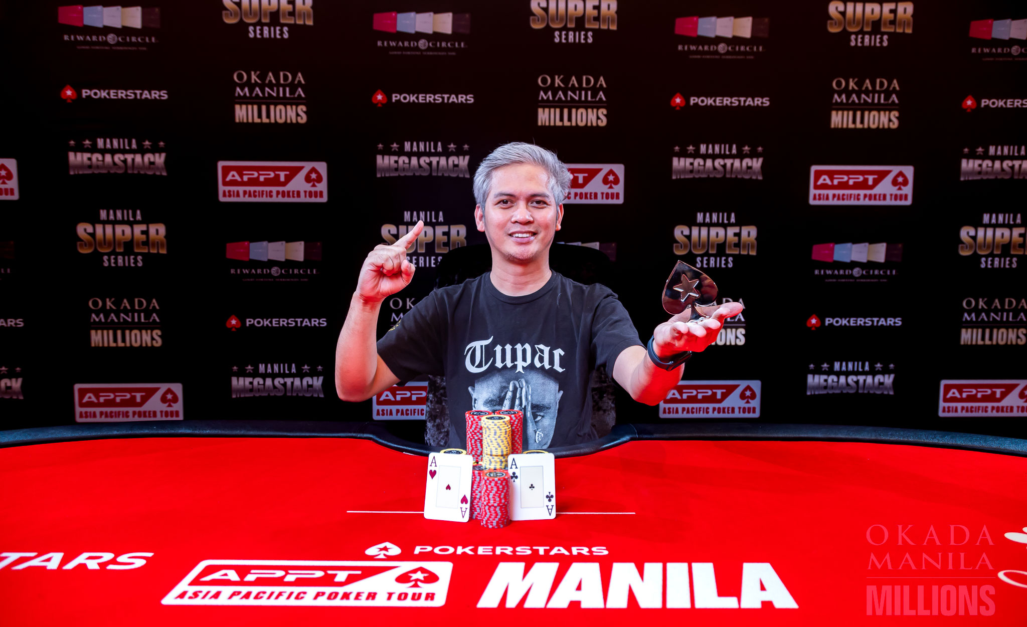 Rick Jason Ambata (Credit: PokerStars LIVE Manila)