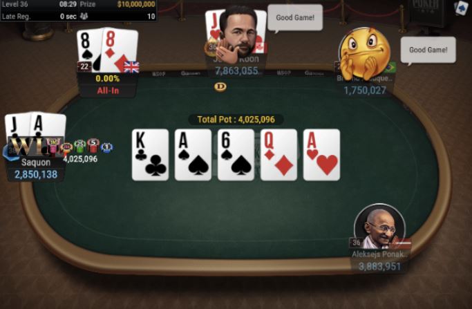 WSOP #70 – $25,000 NLH POKER PLAYER CHAMPIONSHIP – three of a kind for Pillai