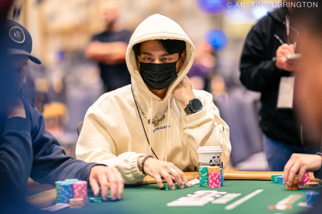 Yu Hsiang Huang spotted at WSOP 2025 - Photo by Pokernews