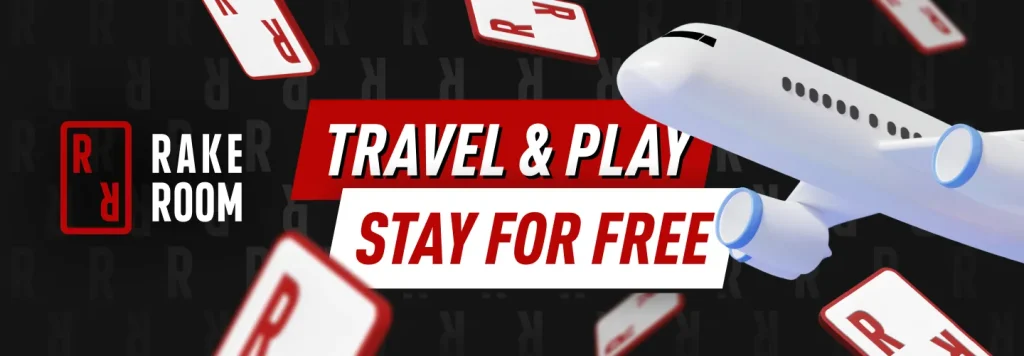 Travel, play poker, and stay for free with Rakeroom’s player-only hotel deals and live event packages.