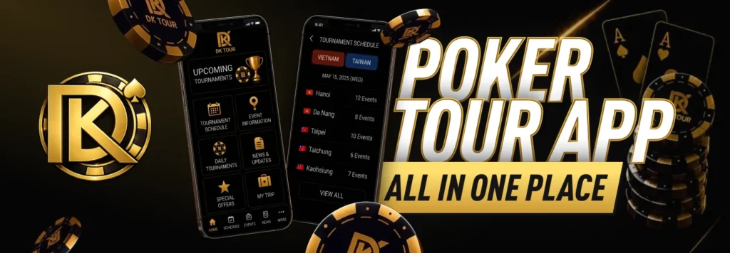 DK Poker Tour App - All in One Place