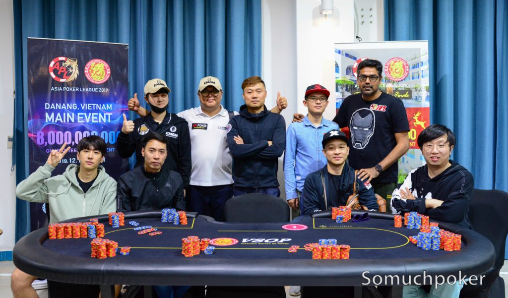 APL Da Nang Main Event – Final 9 players