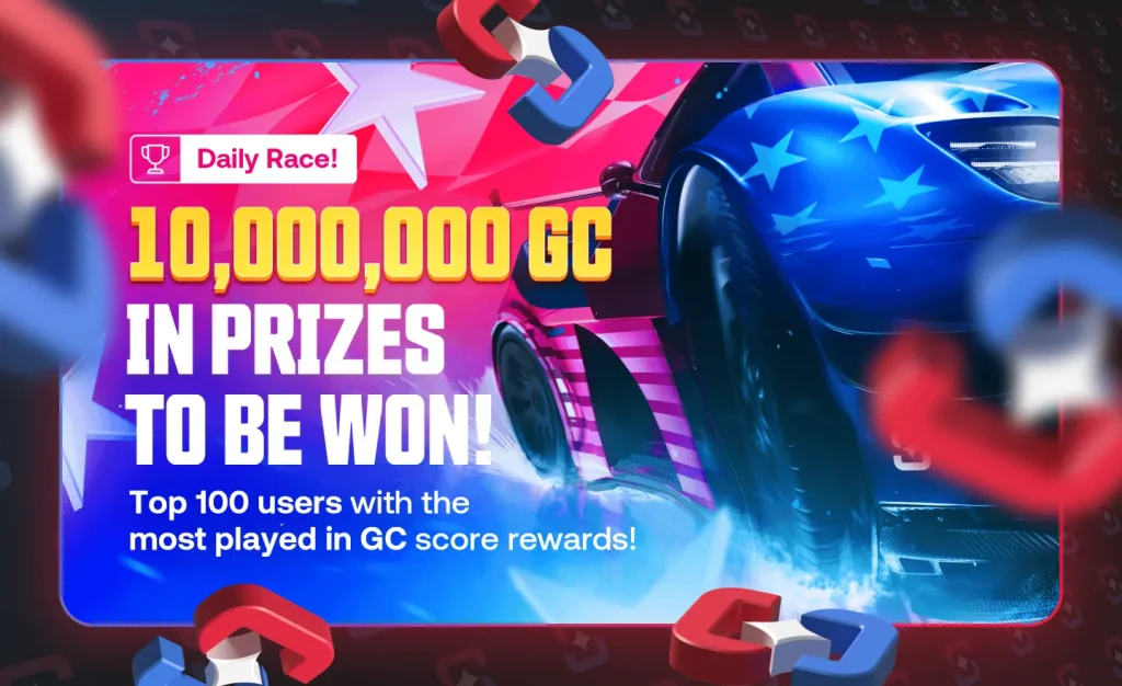 Shuffle.us Daily GC Race | 50,000,000 GC Prize Pool