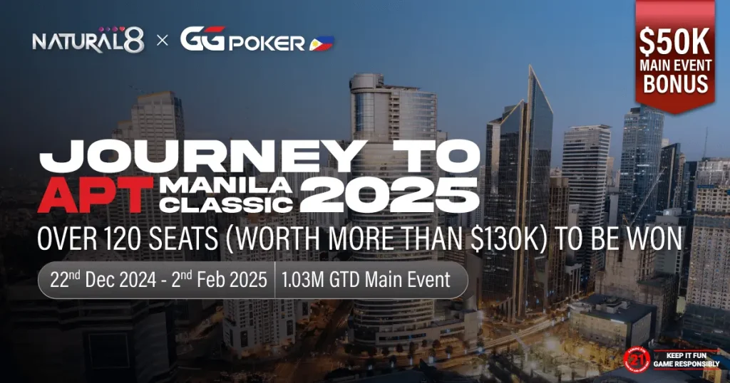 Asian Poker Tour Kicks Off 2025 Season with PHP 143 Million (~US$ 2.4M) Guaranteed Manila Stop This February