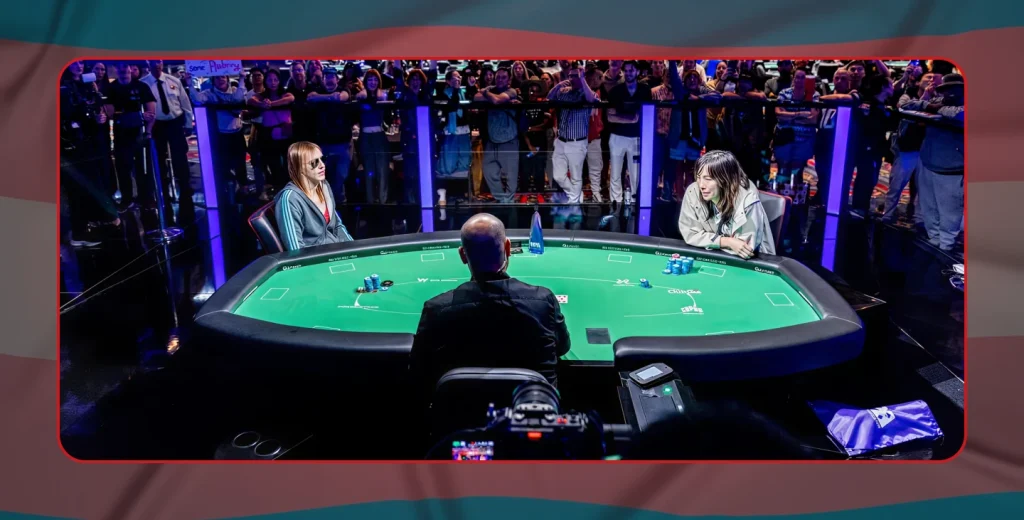 2026 WSOP Ladies Championship: Winner Skye Chen and runner-up Aubrey Williams during heads-up play