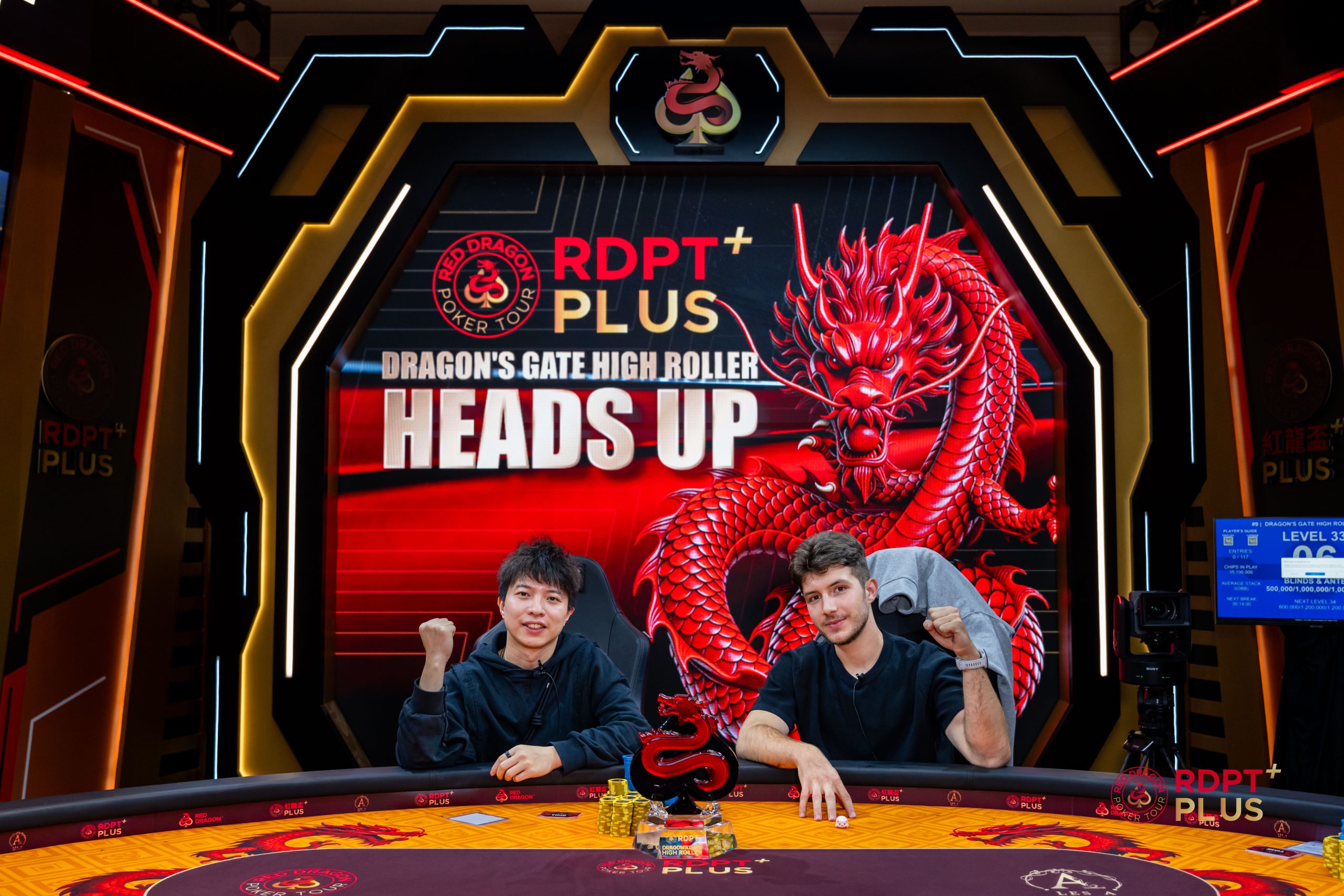 Jianting Cai (L) - Ivan Karatayeu (R) (Credit: RDPT)