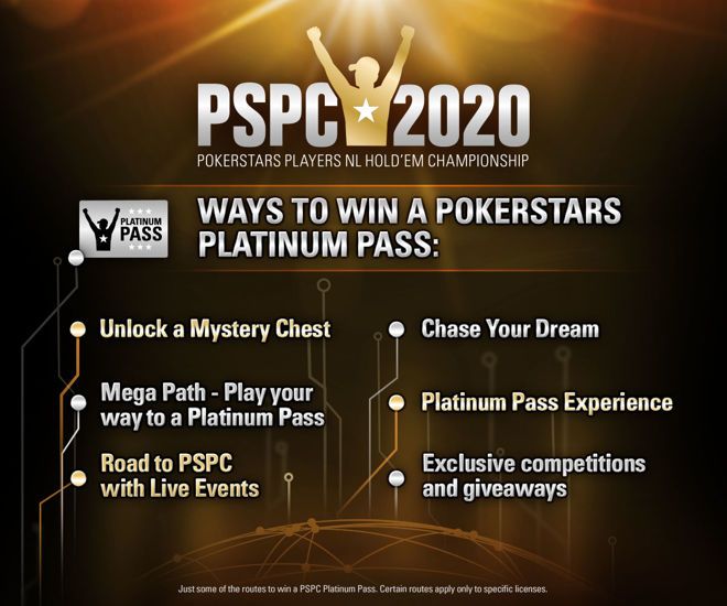 Ways to win your pass – Photo credit: PokerStars