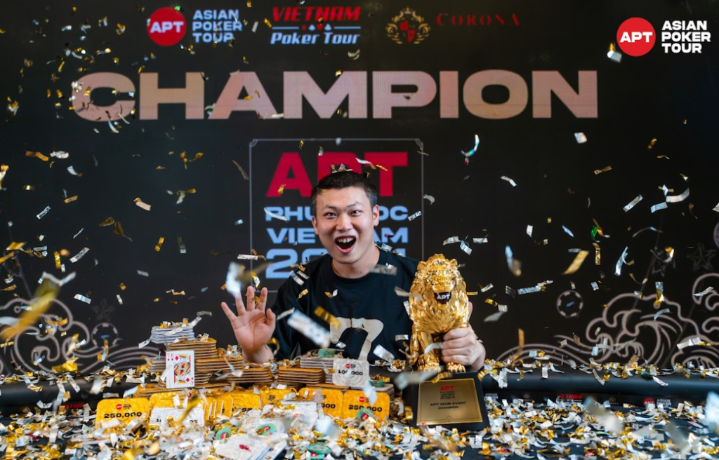 Hu Jinlong Wins APT Phu Quoc Main Event - Photo by APT