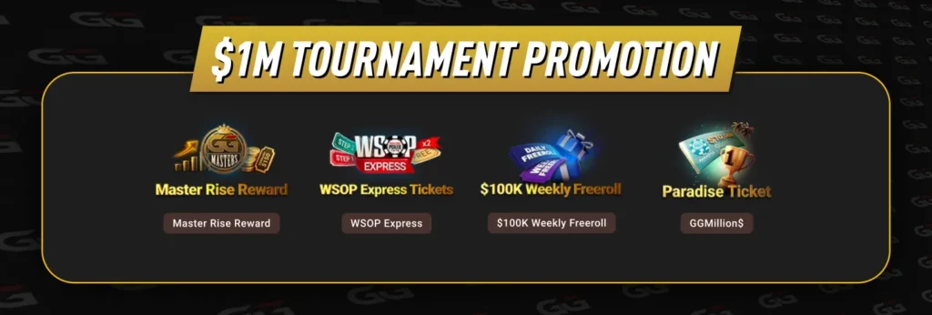 GGPoker $1M Tournament Promotion