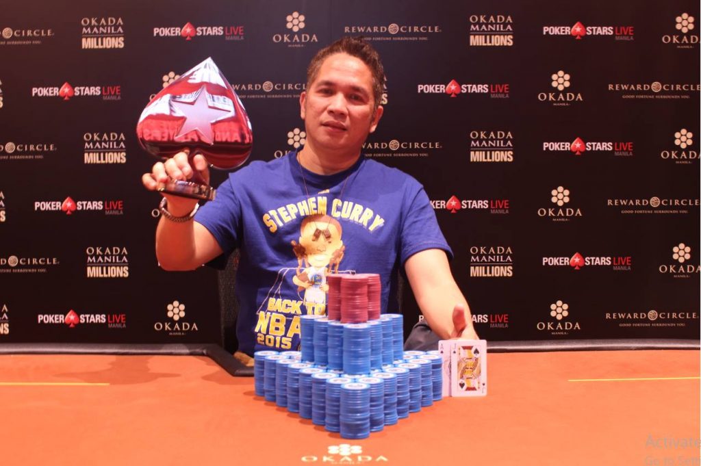 Hernan Jaybee Villa – Photo PokerStars Live Manila