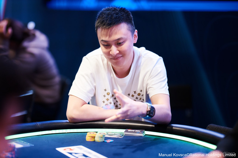 Biao Ding at 2025 EPT Barcelona - Photo by Pokernews