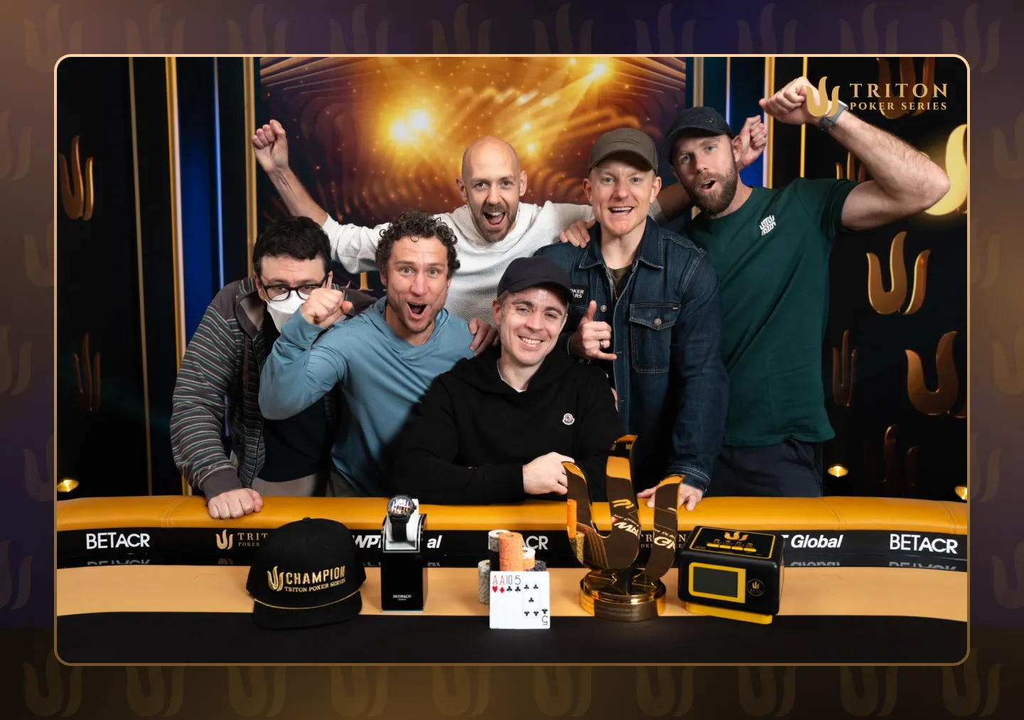 Ben Tollerene, Jason Koon, Seth Davies, Stephen Chidwick, Ike Haxton, Dan Dwores