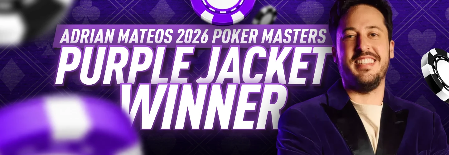 Adrian Mateos Wins the 2026 Poker Masters Purple Jacket