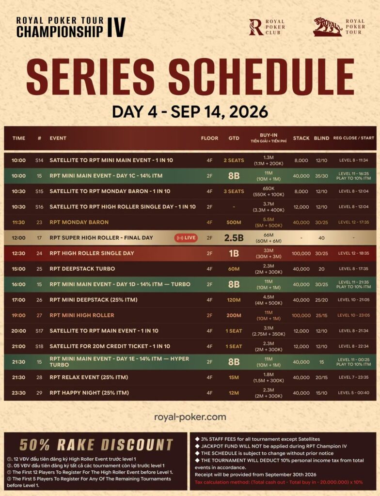 Today's Schedule