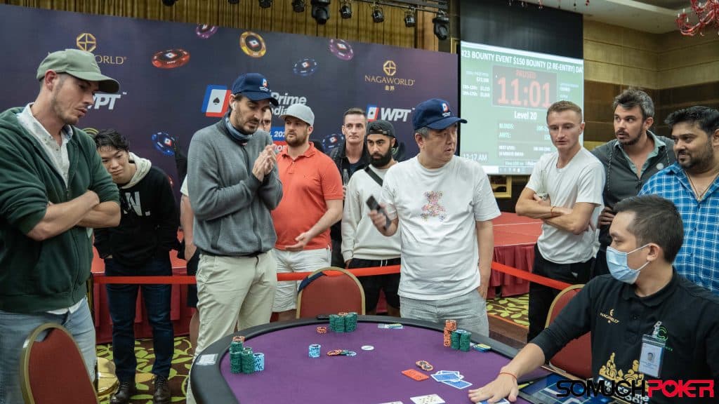 WPT Prime Cambodia: I-Chun Chiu leads Main Event Final 9! Chi-Cong Chao, Paul Judge win trophies, 56 survive HR 3K Day 1, reg still open; 17 remaining at Bounty