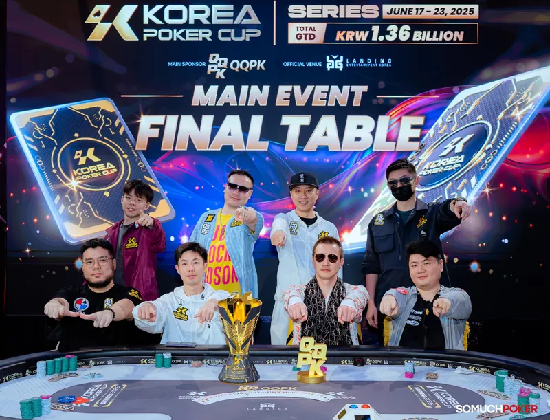 Korea Poker Cup 2 Main Event final table